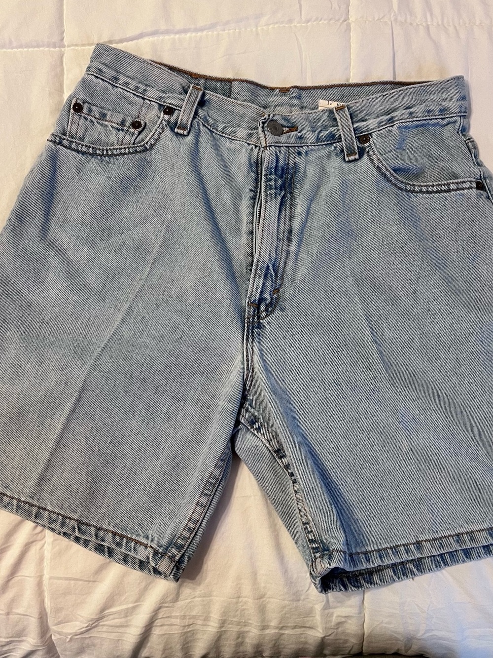 Levi's Light Blue Denim Jean Shorts